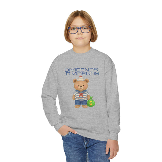 Youth - Investor Bear™ Wealth Builder Crewneck Sweatshirt
