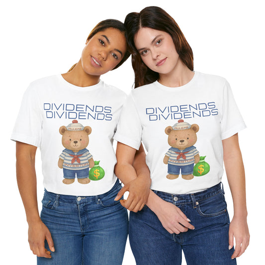 Dividends Investor Bear T-Shirt — Finance Trading Tee