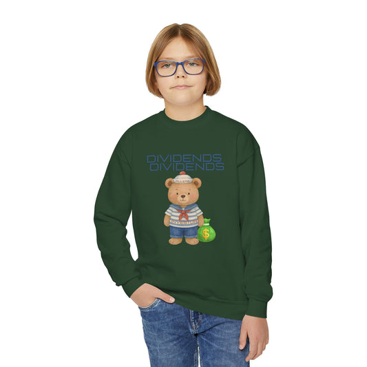 Youth - Investor Bear™ Wealth Builder Crewneck Sweatshirt