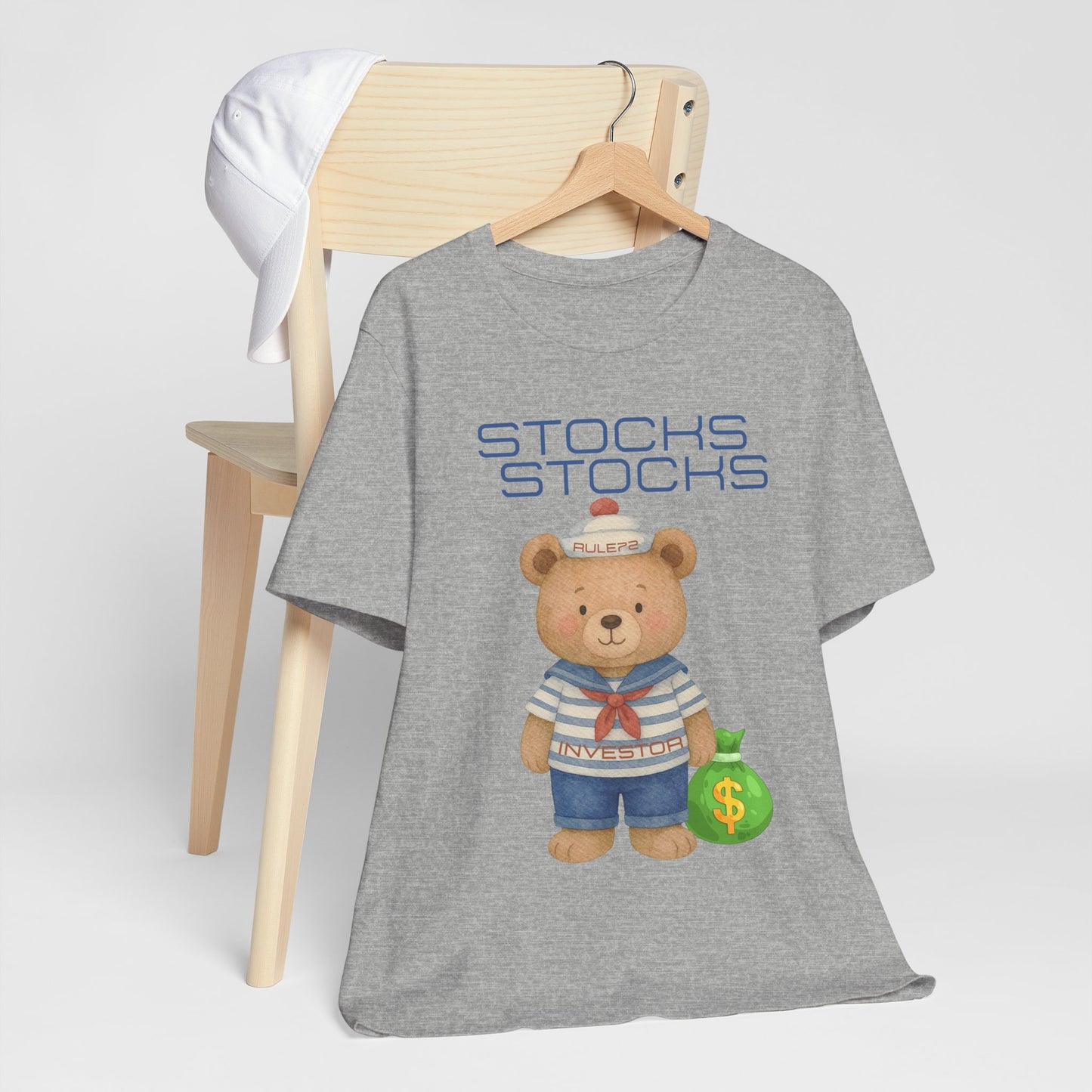 Stocks Investor Bear T-Shirt — Finance Trading Tee