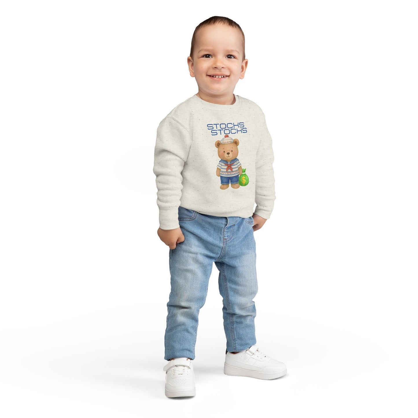 Toddler - Investor Bear™ Wealth Builder Crewneck Sweatshirt